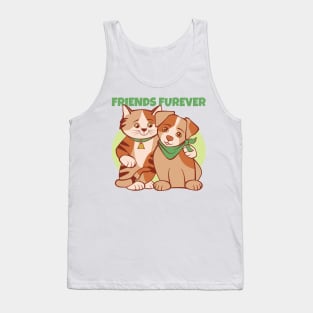 Friends Furever Cat and Dog Tank Top